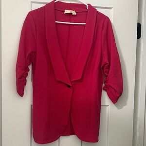 Boutique  Bold Pink BlazerXL NWOT